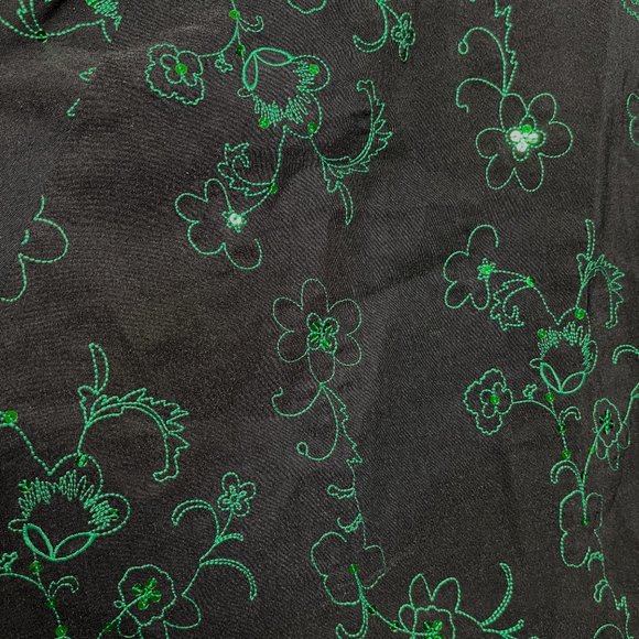 Steppin Out Green Sequence Dress Plus Size - Picture 10 of 14